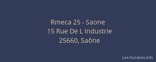 Rmeca 25 - Saone