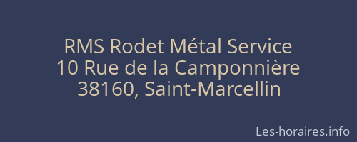 RMS Rodet Métal Service
