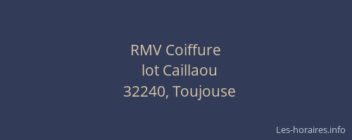 RMV Coiffure