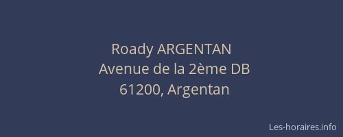 Roady ARGENTAN