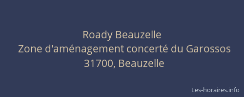 Roady Beauzelle