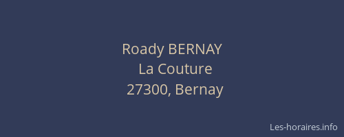 Roady BERNAY
