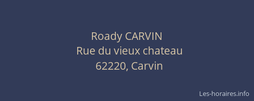 Roady CARVIN
