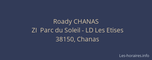 Roady CHANAS