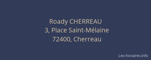Roady CHERREAU