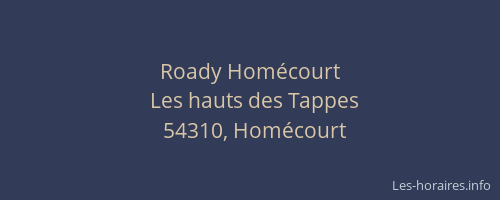 Roady Hom&eacute;court