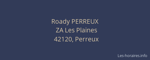 Roady PERREUX