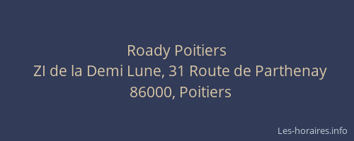 Roady Poitiers