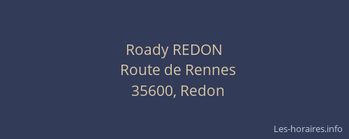 Roady REDON