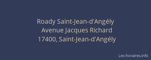 Roady Saint-Jean-d'Angély