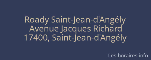 Roady Saint-Jean-d'Angély