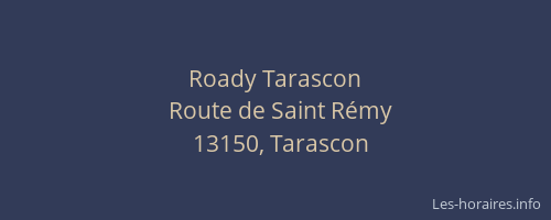 Roady Tarascon