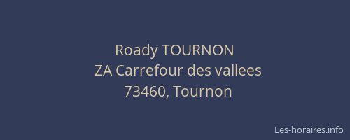 Roady TOURNON