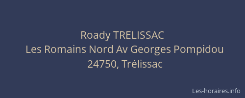 Roady TRELISSAC