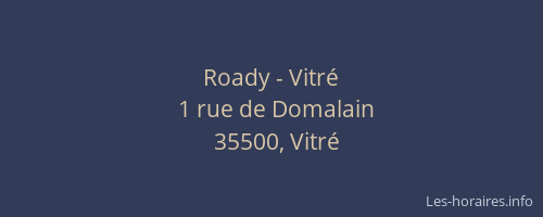Roady - Vitré