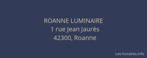 ROANNE LUMINAIRE