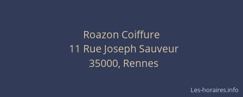 Roazon Coiffure