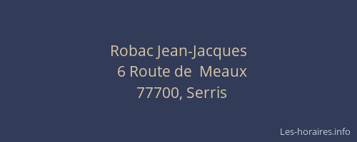 Robac Jean-Jacques