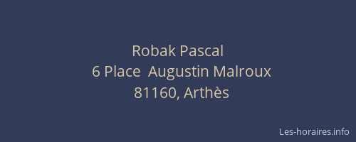 Robak Pascal