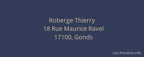 Roberge Thierry