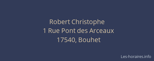 Robert Christophe