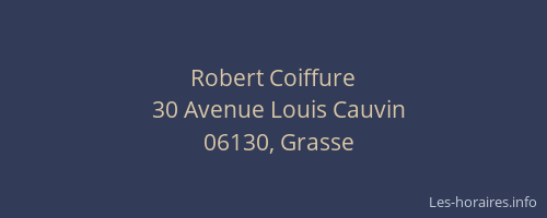 Robert Coiffure
