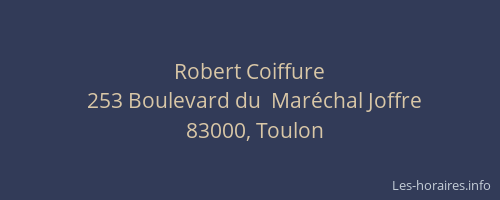 Robert Coiffure