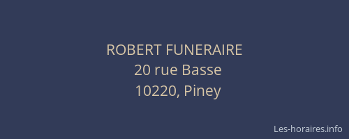 ROBERT FUNERAIRE