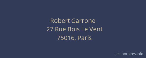 Robert Garrone