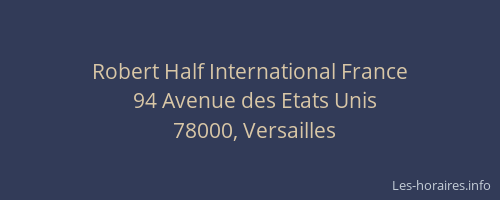 Robert Half International France