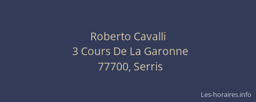 Roberto Cavalli