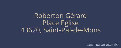 Roberton Gérard