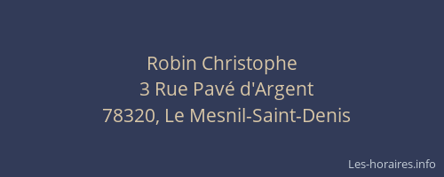 Robin Christophe