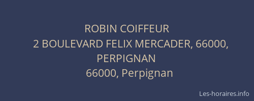 ROBIN COIFFEUR