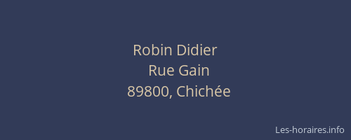 Robin Didier