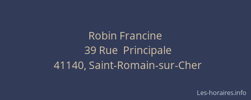 Robin Francine