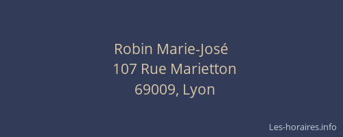 Robin Marie-José