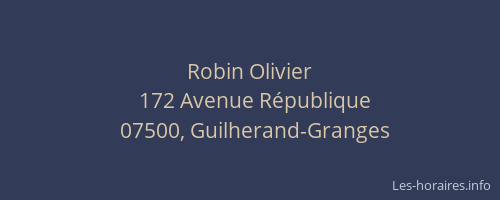 Robin Olivier