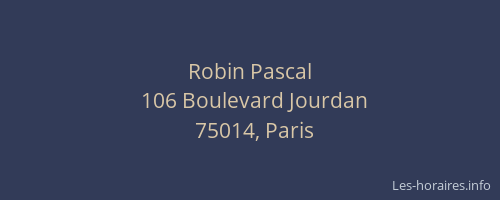 Robin Pascal
