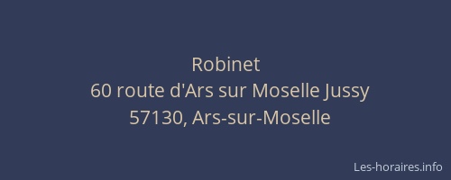Robinet