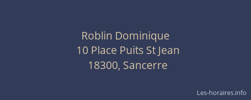 Roblin Dominique