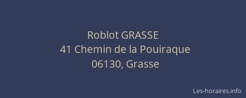 Roblot GRASSE