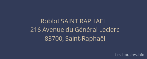 Roblot SAINT RAPHAEL
