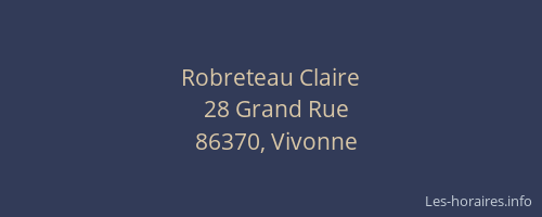 Robreteau Claire