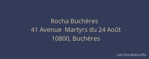 Rocha Buchères