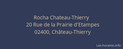 Rocha Chateau-Thierry