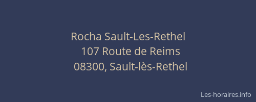 Rocha Sault-Les-Rethel