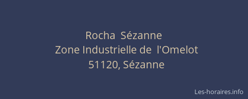 Rocha  Sézanne