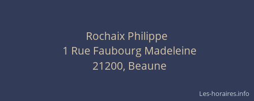 Rochaix Philippe
