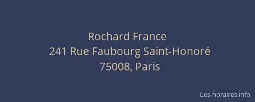 Rochard France